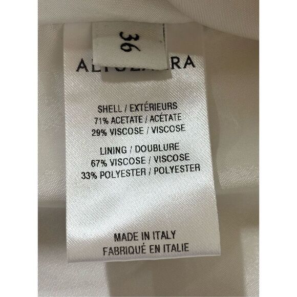 Altuzarra “PRASINI' Twist Detail TOP in White NWT Size 36/XS - Picture 10 of 10
